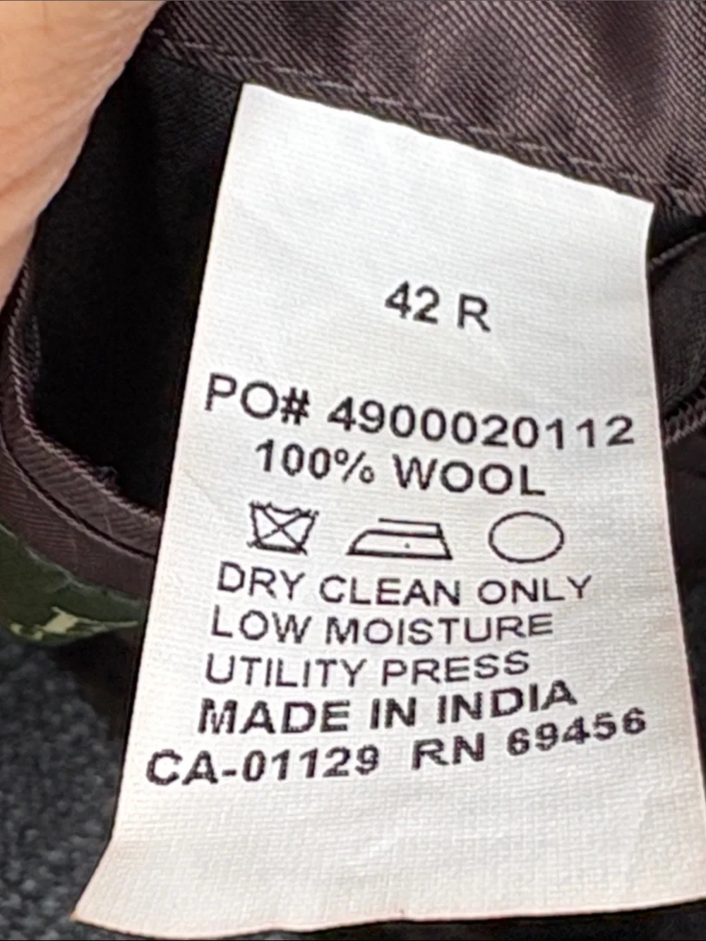 Ralph Lauren 42R grey wool blazer!!!